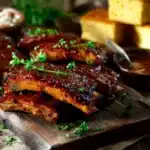 apple butter bbq ribs - featured image