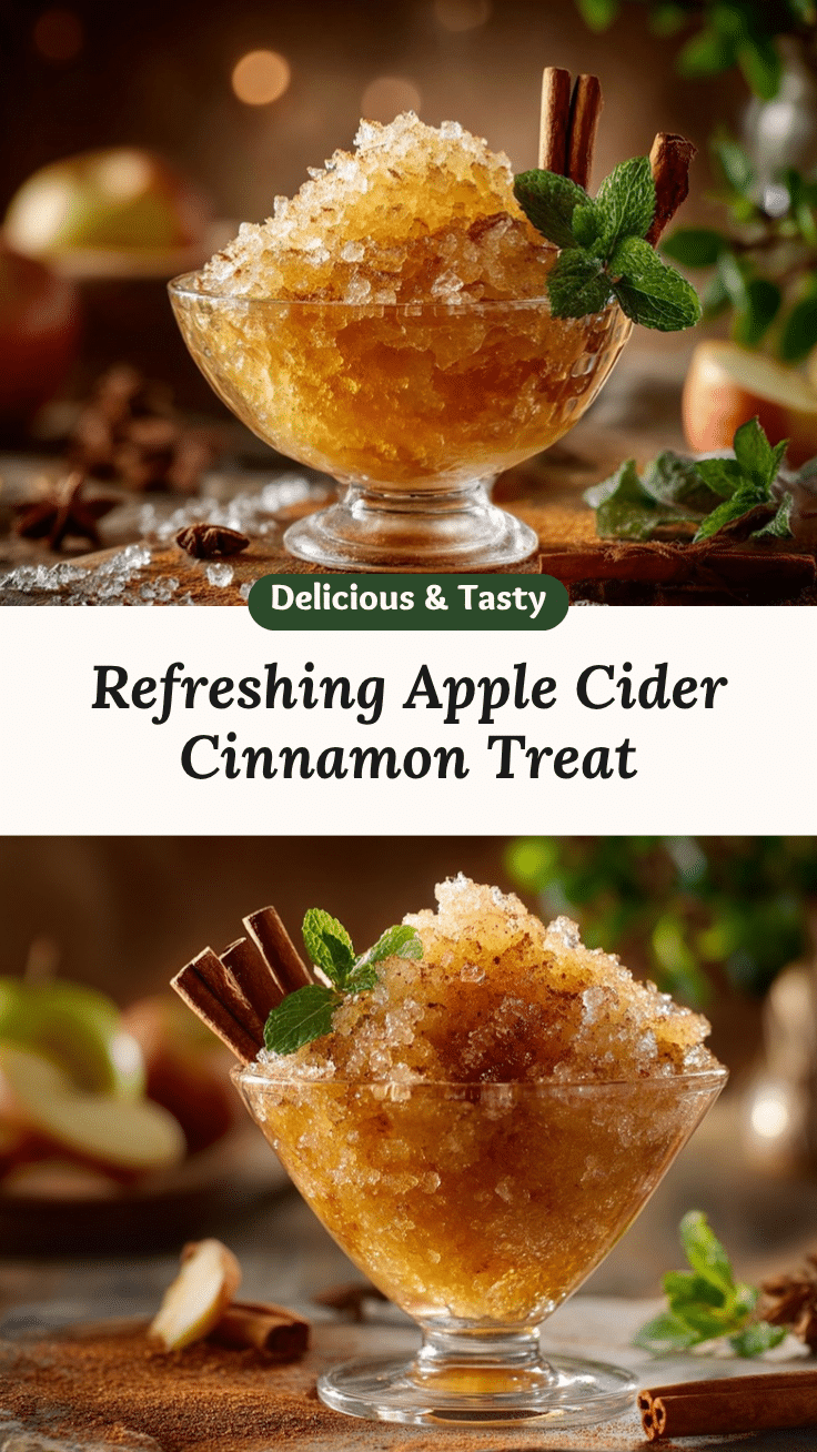 apple cider granita recipe