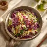 apple cider vinegar slaw - featured image