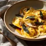 brown butter pumpkin ravioli - featured image