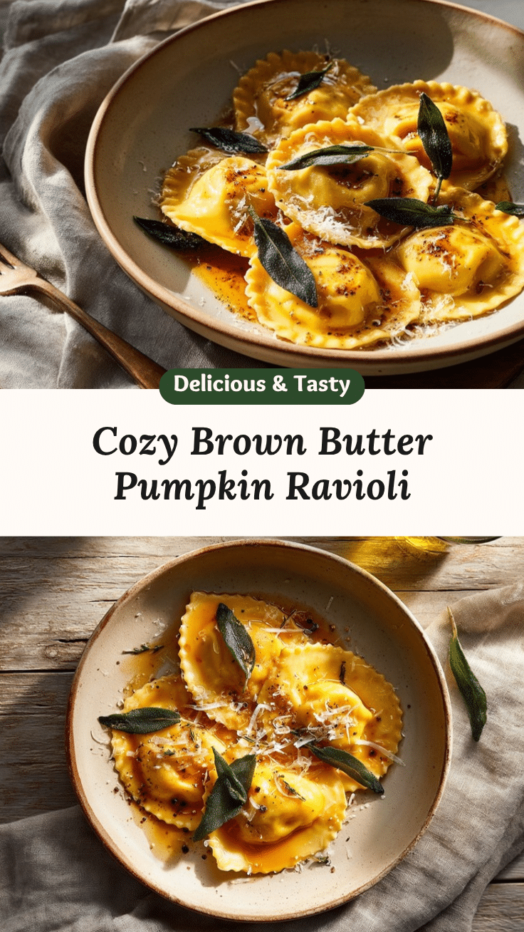 brown butter pumpkin ravioli recipe