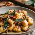 brown butter sage gnocchi - featured image