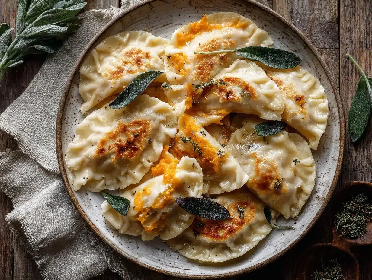 butternut squash pierogi preparation steps