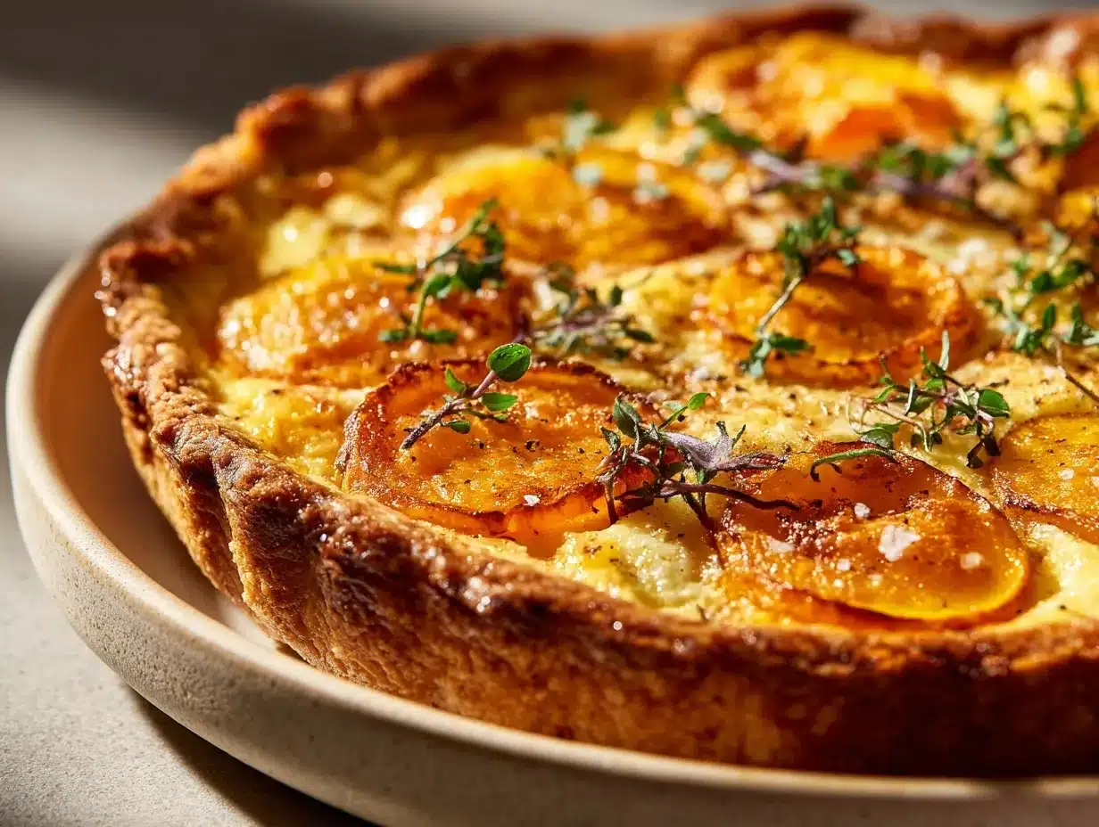 butternut squash quiche preparation steps