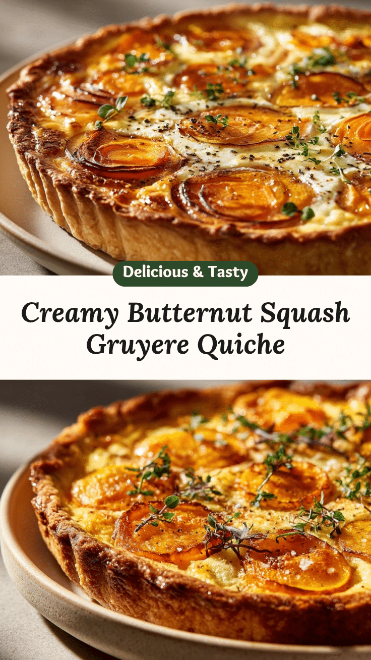 butternut squash quiche recipe