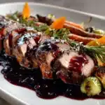 cranberry-balsamic pork tenderloin - featured image