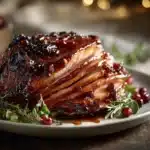 cranberry-chipotle ham - featured image