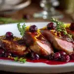 cranberry gastrique - featured image