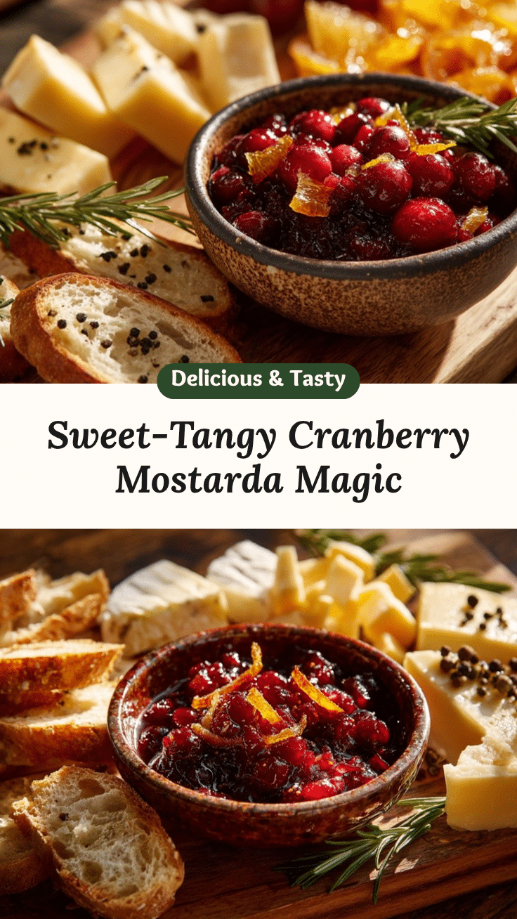 cranberry mostarda recipe