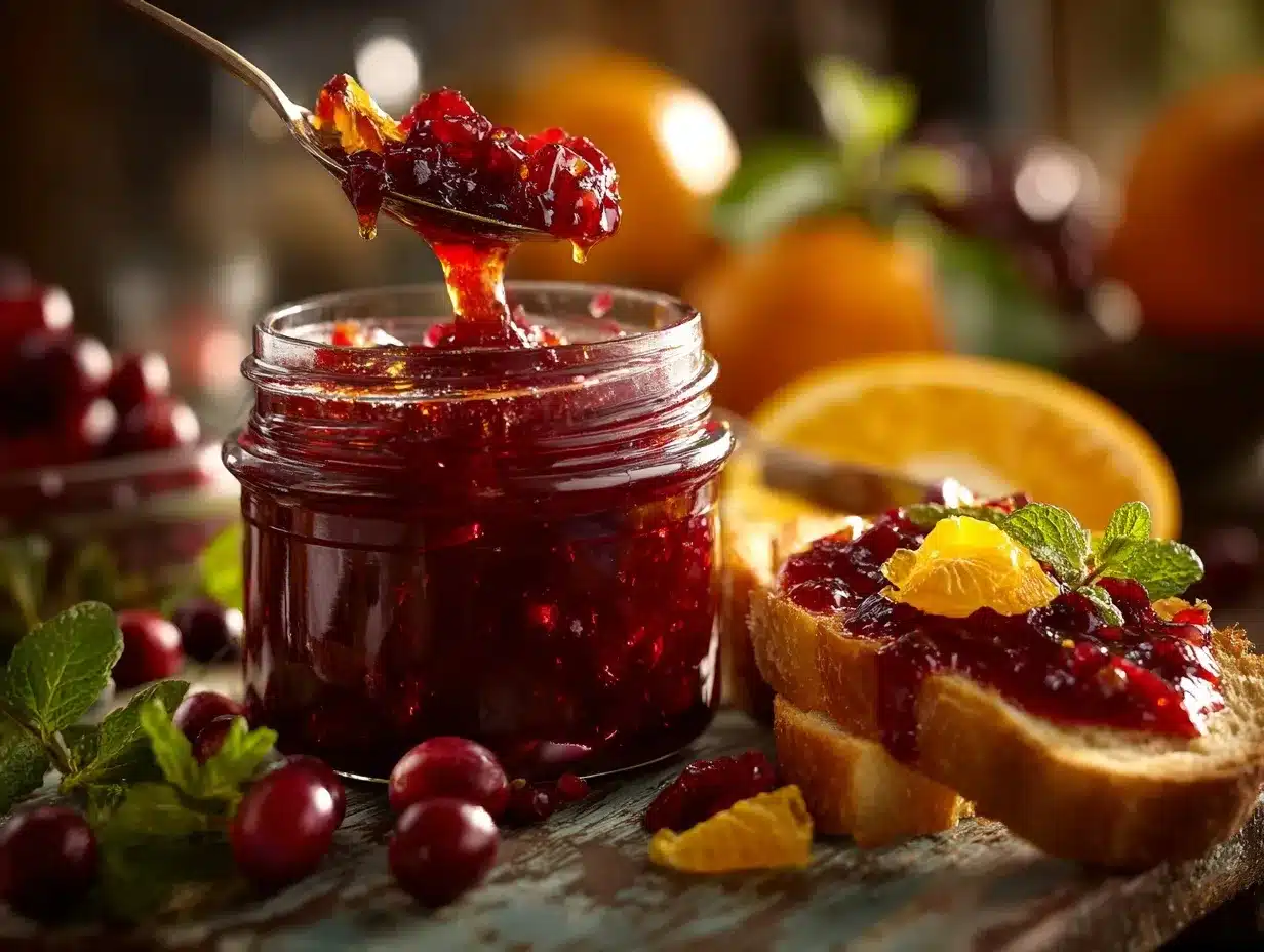 Cranberry-Orange Marmalade preparation steps