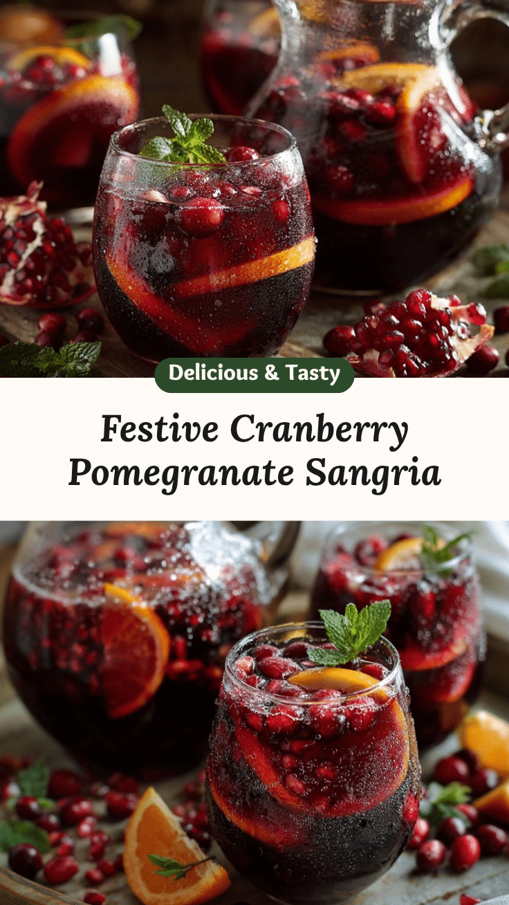 cranberry-pomegranate sangria recipe