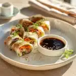 duck confit spring rolls - featured image