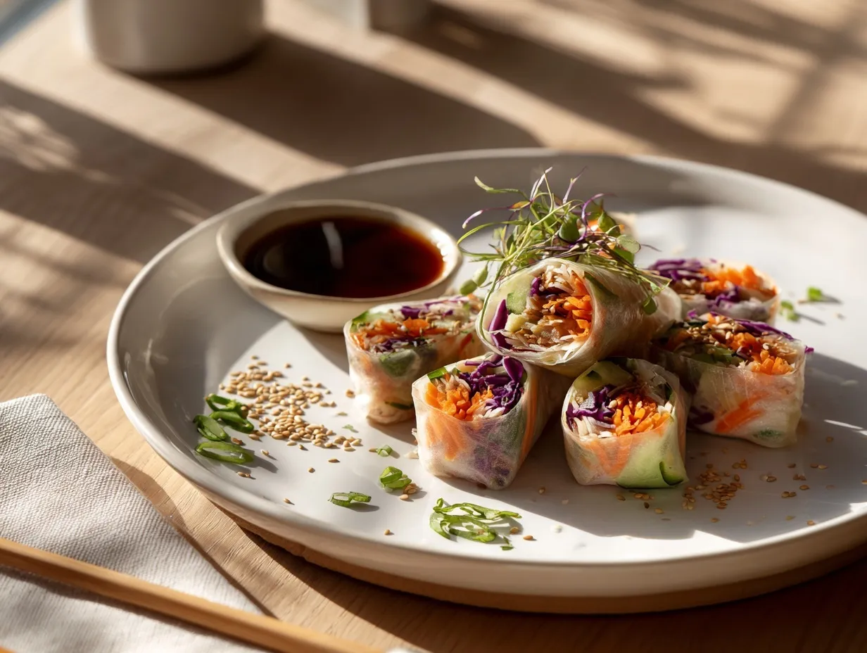 duck confit spring rolls preparation steps