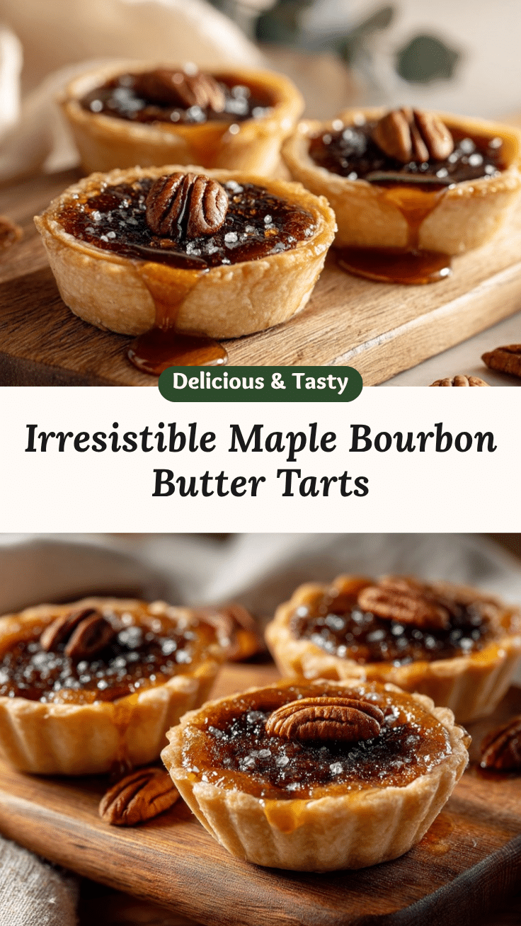 maple bourbon butter tarts recipe