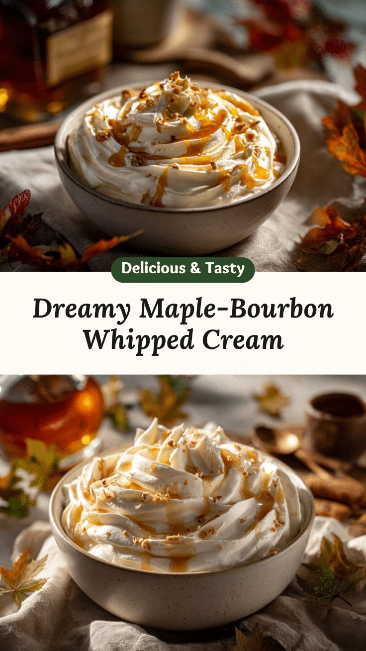 maple-bourbon whipped cream recipe
