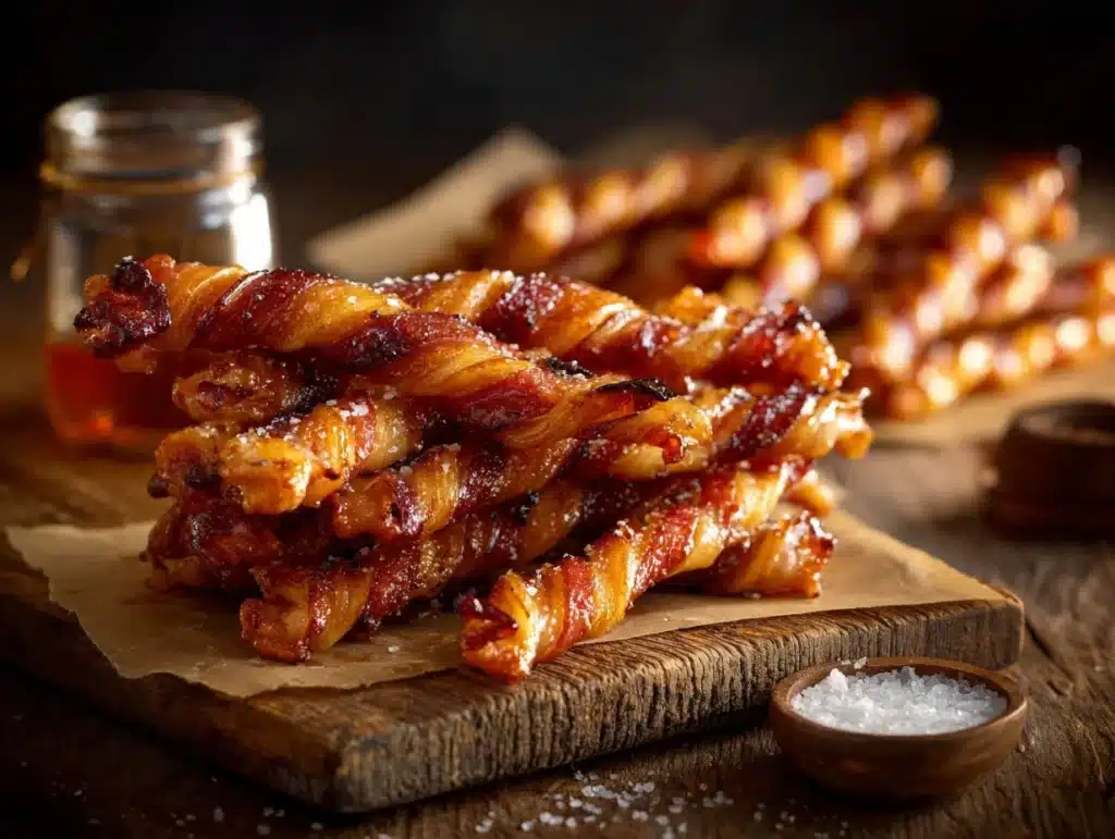 maple-candied bacon twists - featured image