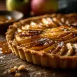 miso caramel apple tart - featured image