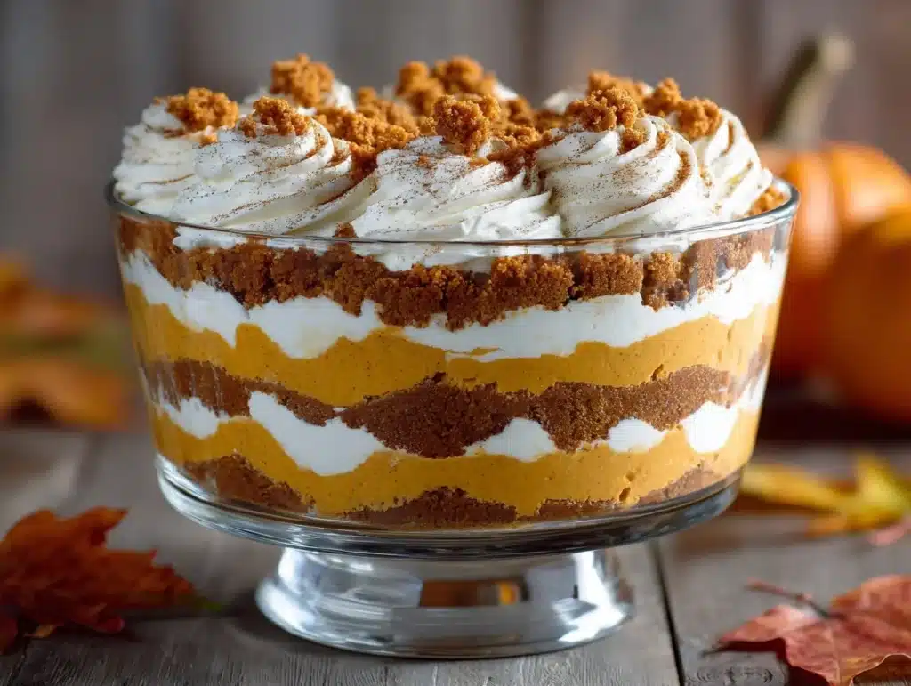 pumpkin cheesecake trifle - featured image