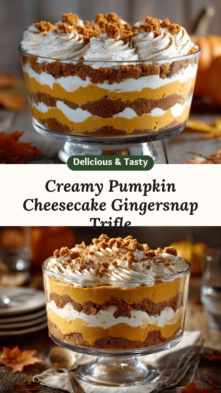 pumpkin cheesecake trifle recipe