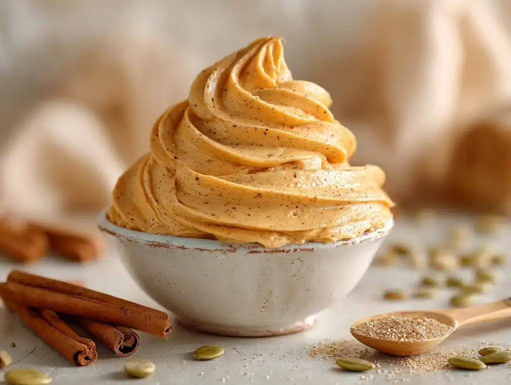 pumpkin spice buttercream frosting - featured image