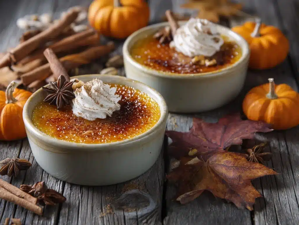 pumpkin spice crème brûlée - featured image
