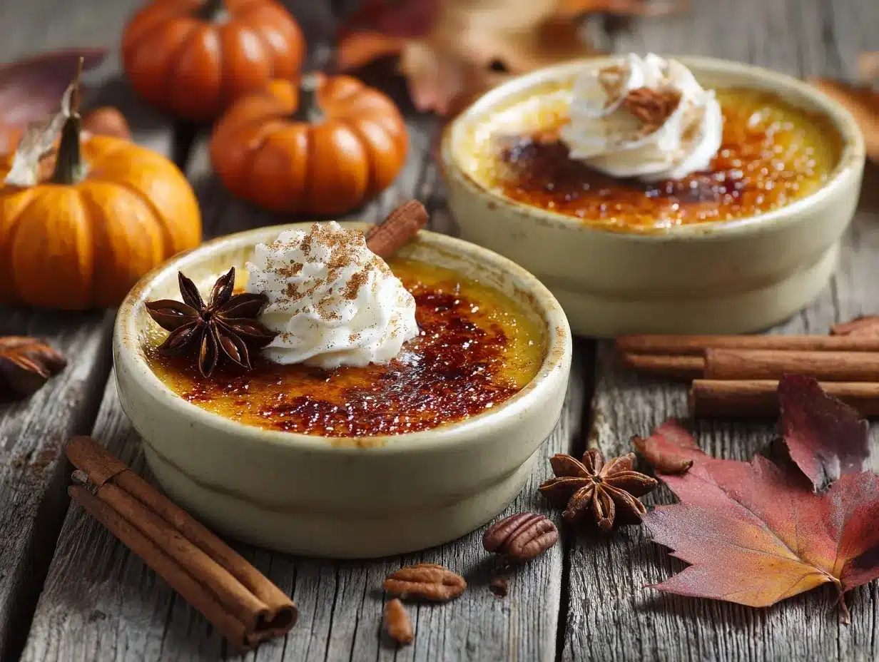 pumpkin spice crème brûlée preparation steps