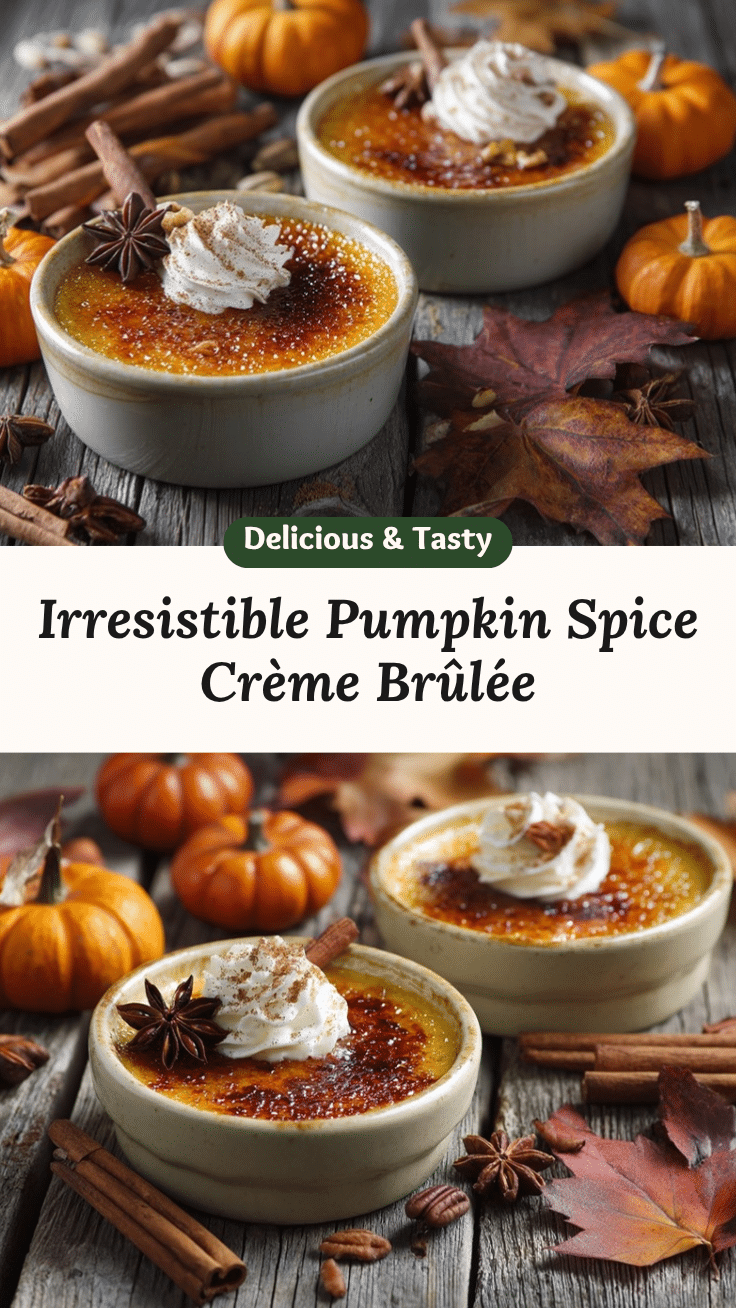 pumpkin spice crème brûlée recipe