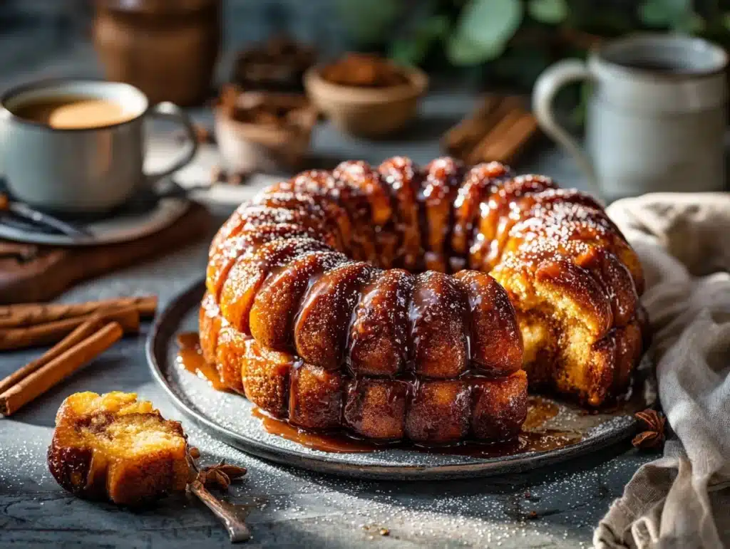 pumpkin spice monkey bread - featured image