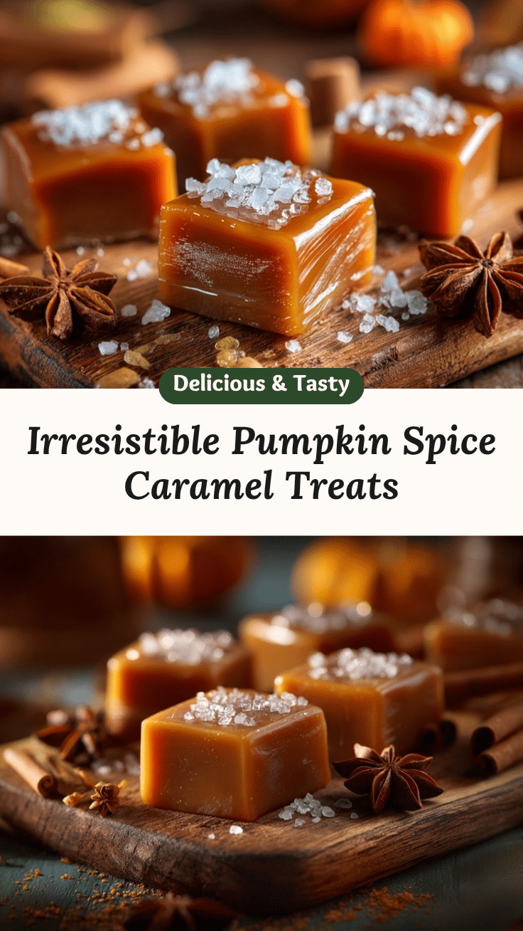 pumpkin spice salted caramels recipe