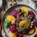 roasted beet salad - featured image