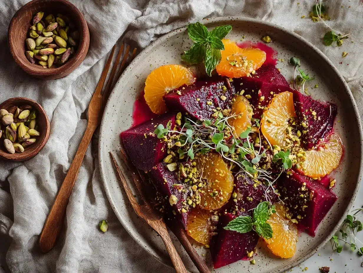 roasted beet salad preparation steps