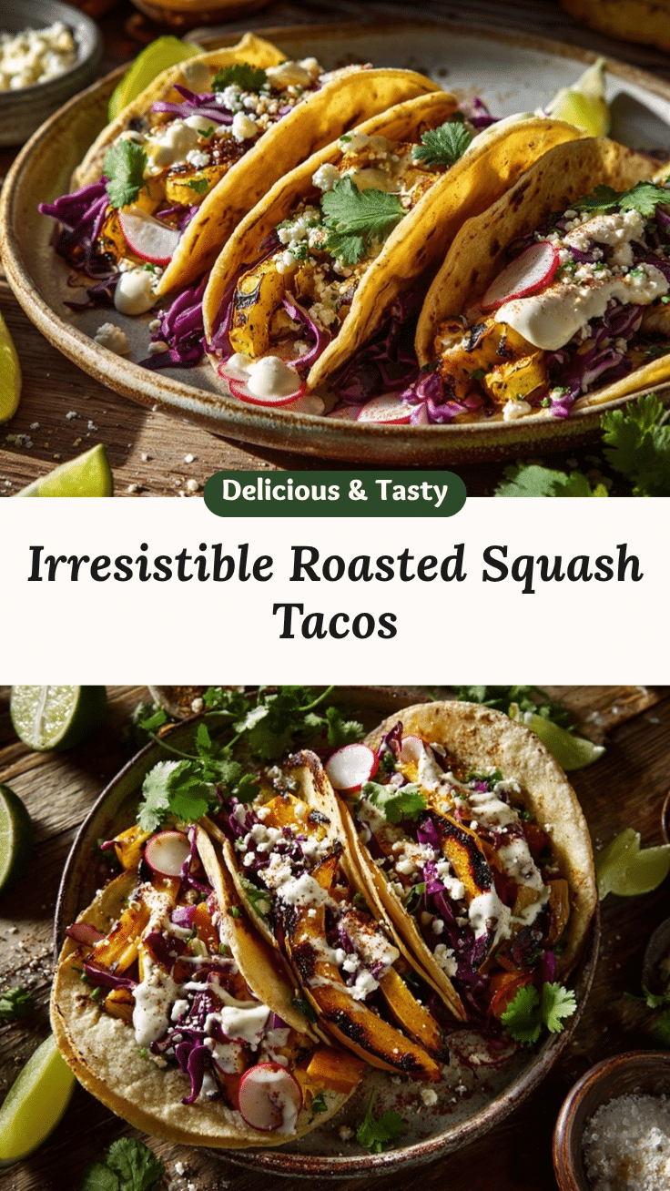roasted delicata squash tacos recipe
