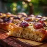 roasted grape focaccia - featured image
