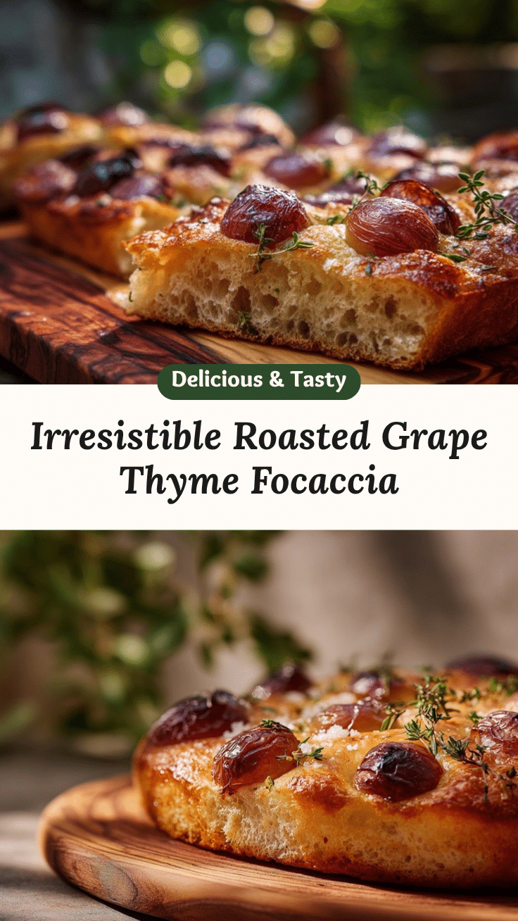 roasted grape focaccia recipe