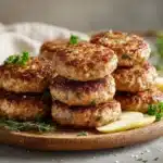 savory turkey and apple sausage patties - featured image