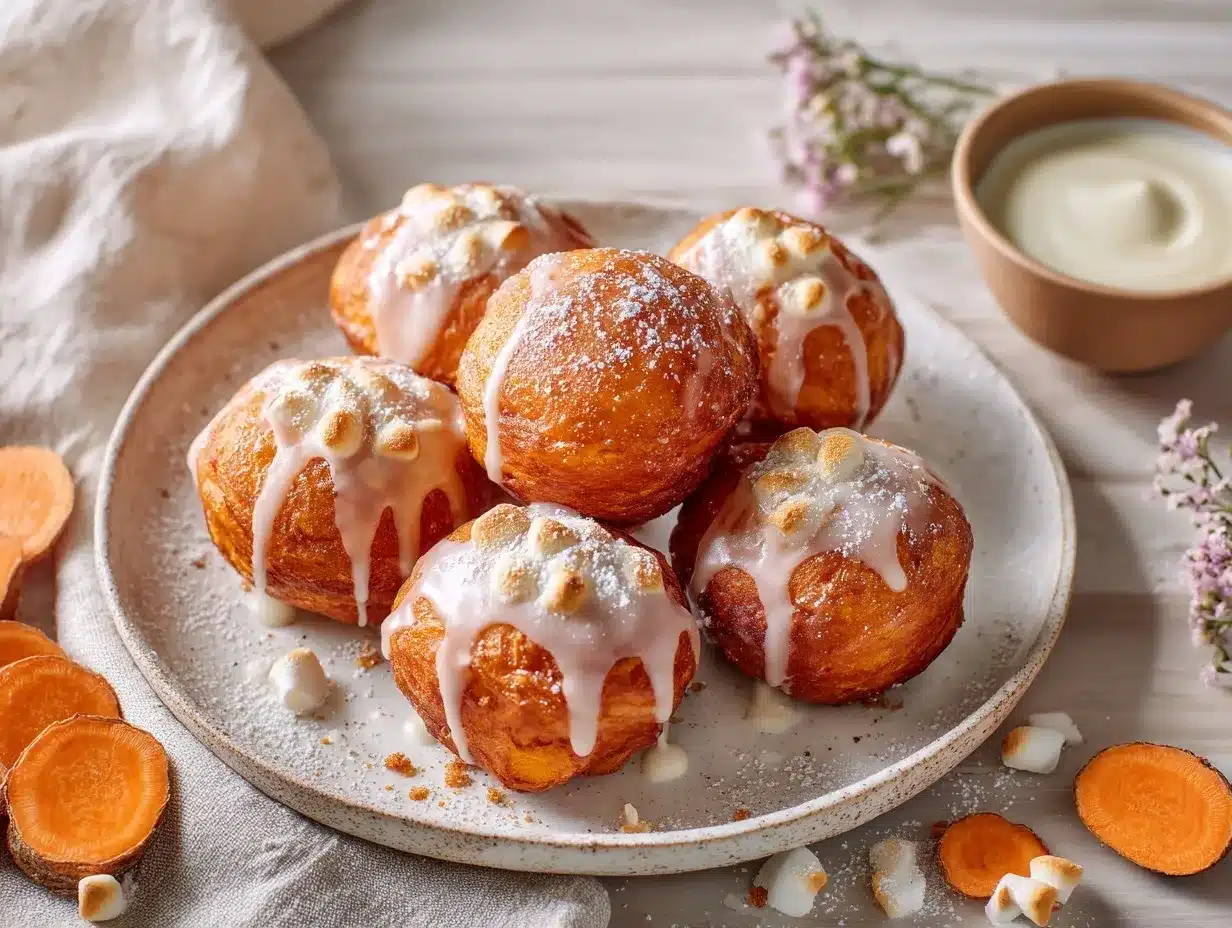 sweet potato donuts preparation steps