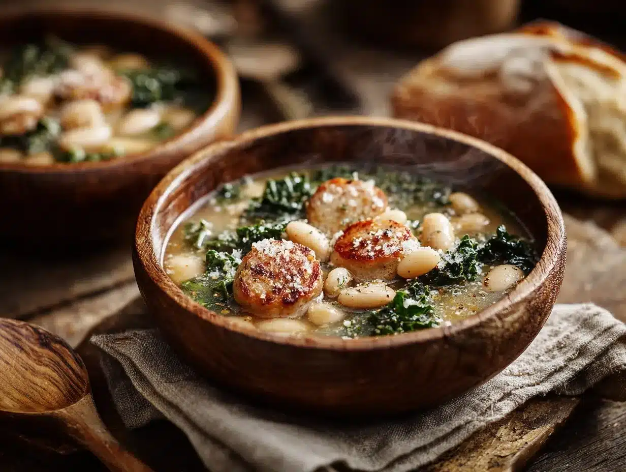 Tuscan White Bean Soup preparation steps
