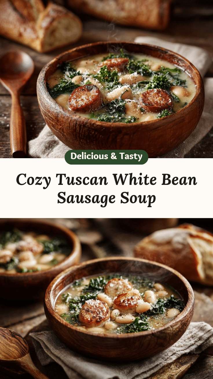 Tuscan White Bean Soup recipe