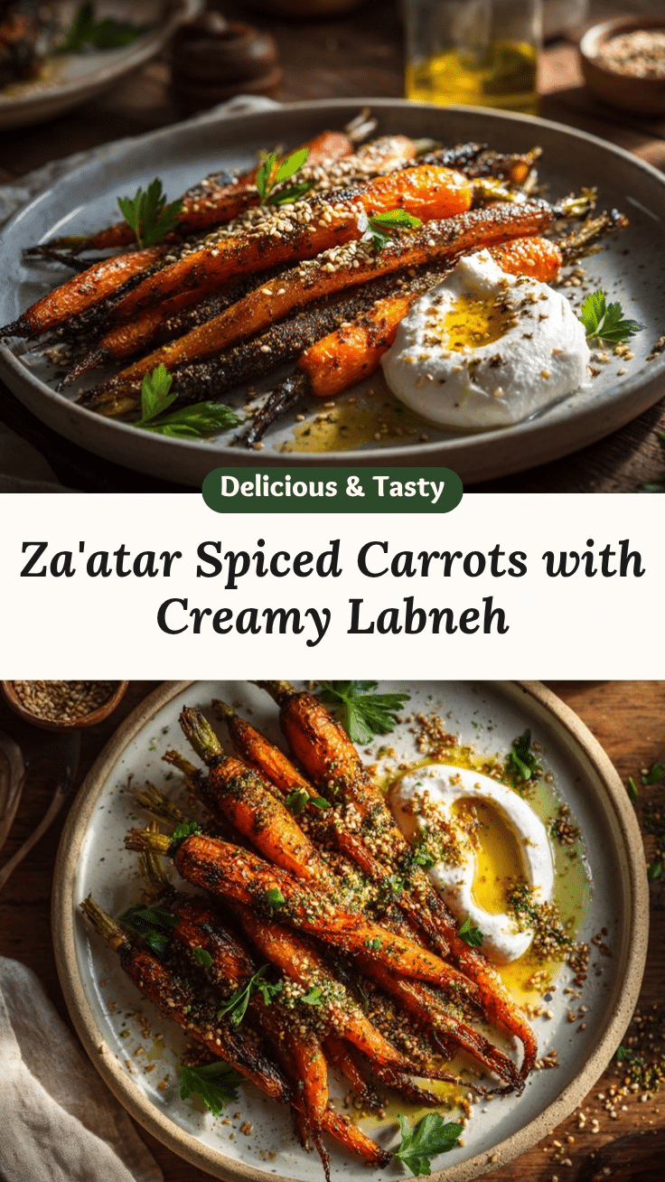 zaatar roasted carrots recipe