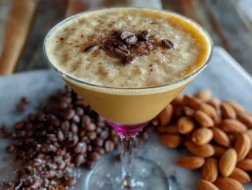 almond cloud cocktail - featured image