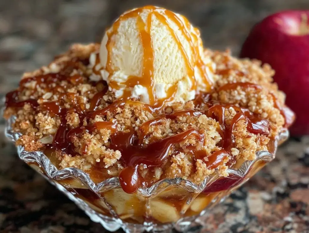 apple crisp dessert recipe - featured image