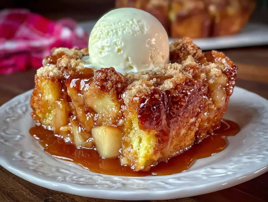 apple pie bread pudding - featured image