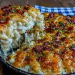 bacon ranch mac and cheese - featured image