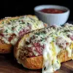 baked Italian sub sandwiches - featured image