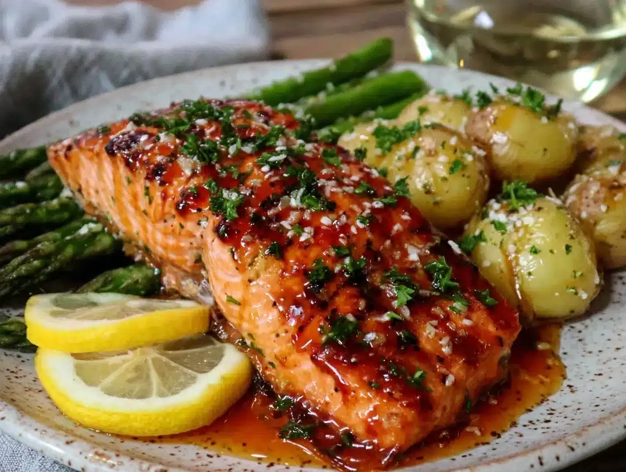 baked salmon preparation steps