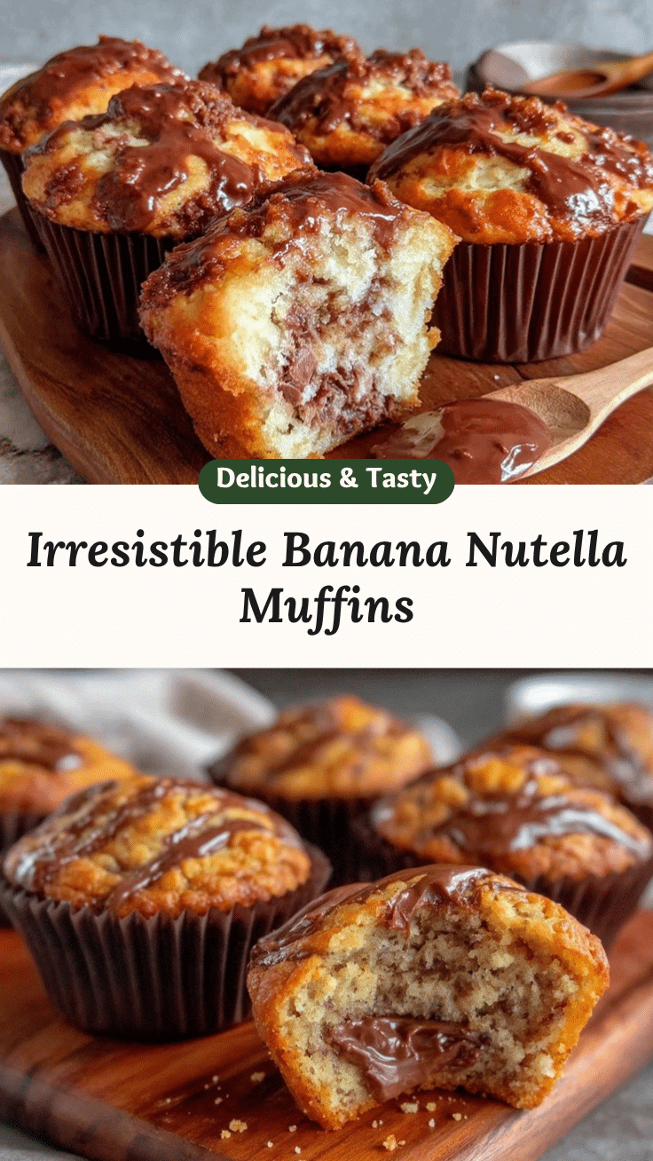 Banana Nutella Muffins recipe