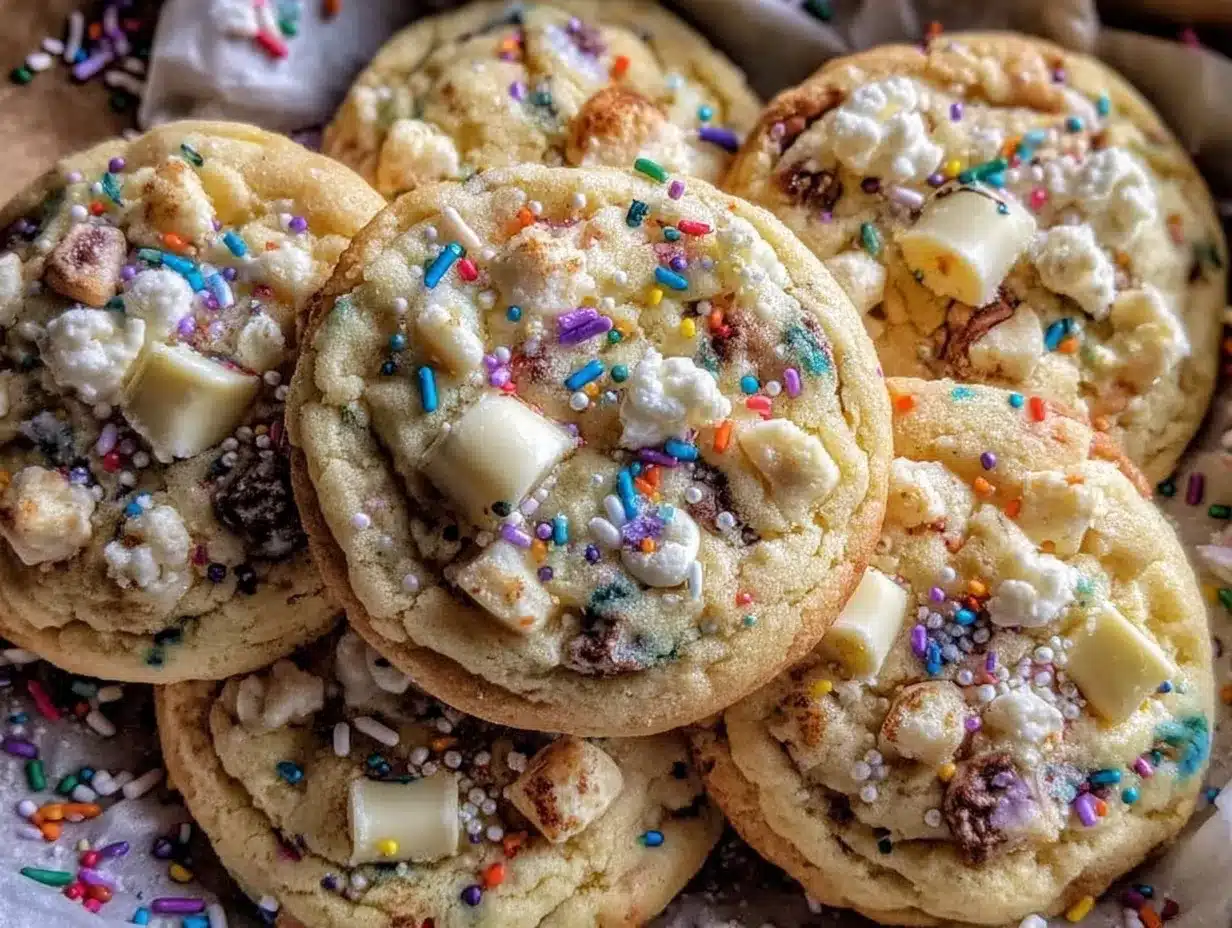 birthday cake cookies preparation steps