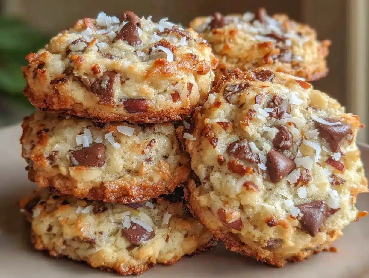 Brown Butter Almond Joy Cookies preparation steps