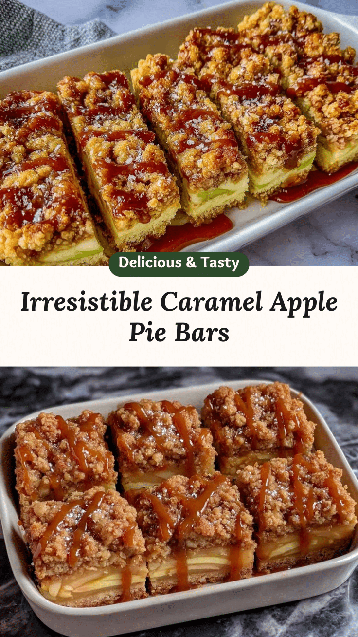caramel apple pie bars recipe