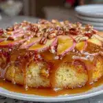 Caramel Apple Upside-Down Cake - featured image